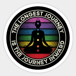 Yoga Meditation Spiritual Journey Energy Healing Sticker